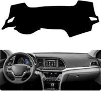 Tapis de Tableau de Bord pour Elantra Avante 2016 2017 2018 Protection Anti-UV et Antidérapante Couverture Pare-Soleil pour Intérieur Auto