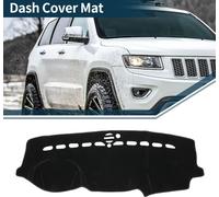 Tapis De Tableau De Bord Pour Jeep Grand Cherokee Antidérapant | Tapis De Tableau De Bord Console Centrale Noir 1 Pièce