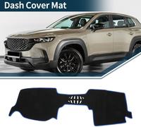 Tapis De Tableau De Bord Pour Mazda Cx50 Antidérapant | Tapis De Tableau De Bord De Console Centrale Noir Bleu 1 Pièce