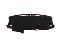 Tapis De Tableau De Bord Pour Tableau Bord Tapis Protection Pare Soleil Couverture Accessoires Voiture Pour Pilot Pour Ridgeline Pour Passport 2016 2022(Right Hand Red)