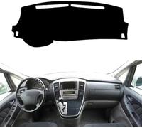Tapis de Tableau de Bord pour Toyota Alphard/Vellfire AH10 10 2002-2007 Protection Anti-UV et Antidérapante Couverture Pare-Soleil pour Intérieur Auto