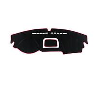 Tapis de Tableau de Bord pour VW pour Tiguan pour MK1 pour MK2 pour 2009-2022 Tapis Couverture Tableau Bord Voiture Éviter Les Coussinets Lumineux Anti-UV Instrument Covers(LHD 09-15 Red)