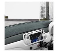 Tapis de Tableau de Bord Tapis De Tableau De Bord De Voiture pour Fiat 500 2008-2023 Accessoires Pare-Soleil Tapis De Protection Tapis De Tableau Bord Dashboard Cover Tapis(Black LHD)