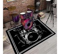 Tapis De Tambour Insonorisation Tapis De Batterie Tapis De Tambour électronique Tapis D’insonorisation De Tambour De Jazz Tapis Absorbant Les Vibrations Tapis Insonorisé Tap, 160 * 120cm