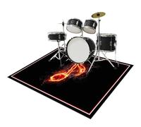 Tapis de Tambour Insonorisé, Tapis de Batterie électronique, Tapis Professionnel de Jazz Non Glissants, Tapis pour Batterie pour Grosse Caisse Claire et Autres Instruments de Musique 180 x 140 cm