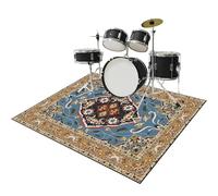 Tapis de Tambour Insonorisé, Tapis de Batterie électronique, Tapis Professionnel de Jazz Non Glissants, Tapis pour Batterie pour Grosse Caisse Claire et Autres Instruments de Musique 230 x 180 cm