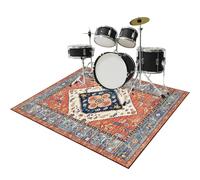 Tapis de Tambour Insonorisé, Tapis de Batterie électronique, Tapis Professionnel de Jazz Non Glissants, Tapis pour Batterie pour Grosse Caisse Claire et Autres Instruments de Musique 140 x 100 cm