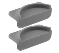 Tapis de tampage expresso pour barista - Construction en silicone - Convient aux porte-filtres de 51 mm, 54 mm, 58 mm - Dimensions compactes pour une couverture minimale du comptoir (gris)