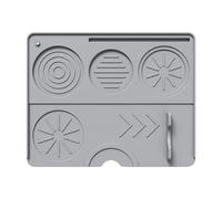 Tapis de tamper à café - Support de tamper | de tampage antidérapant en silicone de qualité alimentaire | Porte-filtre pour une utilisation sur le comptoir | Outil idéal pour la maison, le