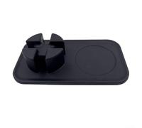 Tapis de tamping en silicone pour NJ Espresso ES601/ES701 avec rainure d'inviolabilité et base antidérapante offrant une préparation stable et organisée de l'expresso