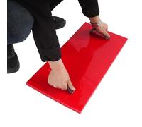Tapis de tampon en béton - 60 x 30 cm - En polyuréthane - Avec structure en pierre naturelle - Nettoyage facile - Pour sols en béton, chemins de jardin, cour, texture créative