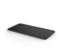 Tapis de tassage en silicone, antidérapant, bord surél., 30x15cm, noir