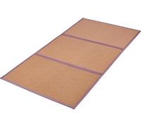 Tapis de tatami japonais 80 x 39 - Matelas de tatami en rotin naturel pliable - Tapis traditionnel japonais pour le yoga et la méditation