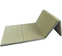 Tapis De Tatami Traditionnel Japonais,Matelas Pliable Portable,Herbe De Jonc Naturelle,Épaisseur De 3,5 Cm,Adapté Au Lit/Espace De Méditation/Salle De Yoga/Zen/Salon De Thé,Coussin De Pied De Canapé
