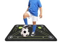Tapis de Techniques de Football | 80x50 Cm Absorption Des Chocs En Terre De Diatomée,Tapis D'Entraînement Glisse Contrôlée Pour Exercices De Pieds | Pour Et Jeunes Football Intérieur Extérieur Contrôl