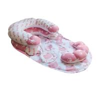 Tapis de temps sur le ventre, siège au sol, oreiller de soutien amovible avec protection contre les reflux, tapis de jeu d'apprentissage précoce avec un design doux, équipement de développement de l'e