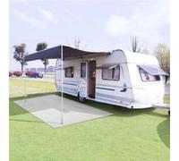 Tapis de Tente 100x500 cm Blanc Camping Auvent de Caravane Extérieur vidaXL