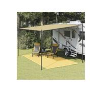 Tapis de Tente 250x350 cm Noir Auvent de Caravane Camping Extérieur vidaXL