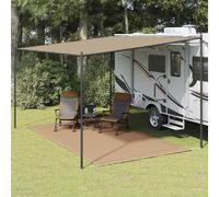 Tapis de Tente 250x500 cm Bleu Auvent de Caravane Camping Extérieur vidaXL