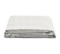 Tapis de tente 300 x 250 cm - Gris - Tapis d'extérieur robuste en polypropylène - Bâche découpable pour auvent, caravane, ancrage au sol