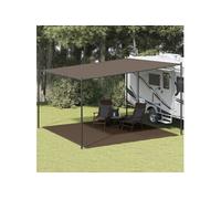 Tapis de tente 400x400 cm Marron
