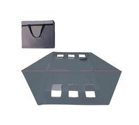 Tapis de Tente de pêche sur Glace Tapis de pêche sur Glace épais en Coton perlé, imperméable et résistant à l'humidité, avec 3 Trous, Garde au Chaud, Pliable Froid(180cm Thick 10mm)