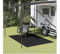 Vidaxl Tapis De Tente 250x300 Cm Noir Noir
