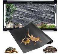 Tapis de terrarium pour reptile de 370 litres, accessoires de réservoir de dragon barbu, substrat pour enclos de reptiles de 10,2 x 5,1 x 5,1 cm, tapis de literie pour léopard, gecko, lézard, tortue