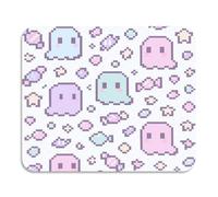 Tapis de terre de diatomée absorbant rétro pour Halloween, motif pixels, fantômes, facile à nettoyer, pour cuisine, comptoir, gadgets