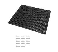 Tapis de toilettage pour cheval, 7 x 5 x 2 cm, en polypropylène, doux au toucher, avec design durable, pour mouton, animaux de la ferme, soulagement des démangeaisons, confort, grange