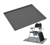Tapis de Toilette Bord De Lit - Tapis De Toilette En Silicone Imperméable, Bord Surélevé, Protecteur De Sol Multi-Usages | Conception Anti-Fuite Pour Chambre Appartement Dortoir