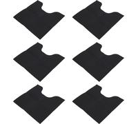 Tapis de toilette gris foncé lavable et réutilisable pour l'apprentissage de la propreté Tapis de toilette pour salle de bain anneau intérieur ajustable