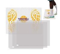 Tapis de traction de basket-ball, tapis collant | Tapis de préhension de basket-ball antidérapant | Accessoires de joint adhésif de 17 x 13 pouces Sports sur le terrain pour enlever le niveau