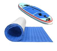 Tapis de traction pour planche de surf - Tapis antidérapant pour plancher de bateau - Feuille découpable, tapis de pont de bateau en mousse EVA, tapis de planche de surf, autocollant pour le surf et