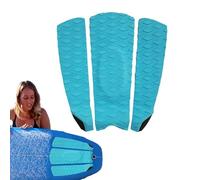 Tapis de traction pour surf - Adhésif pour tapis de surf avec queue inclinée | Tapis antidérapant pour planche de surf avec forte adhérence, coussinets adhésifs