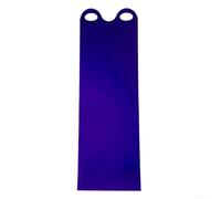 Tapis de traîneau flexible avec poignées antidérapantes douces pour glisser (bleu)