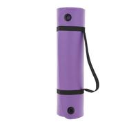 Tapis de training violet SVELTUS - épaisseur de mousse de 1 cm - avec poignée de transport - 180x60 cm