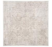 Tapis De transition en polypropylène Blanc/Taupe 235 x 235 cm