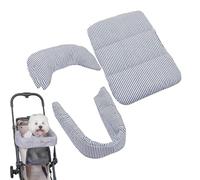 Tapis de Transport pour Animaux,Housse Protectrice Anti-Salissures pour Poussette Animaux | Dessus Anti-Dérapant avec Coussin Amovible et Lavable pour Chien Chat Animal Poussette Voyage Extérieur