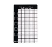 Tapis de travail magnétique pour réparation de téléphone avec échelle pour éviter de perdre des petites vis pour la réparation
