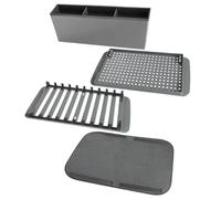 Tapis de vaisselle - Super absorbant antidérapant pour porte-ustensiles, séchage rapide, facile à nettoyer, accessoire de cuisine, égouttoir à vaisselle pour tasses, assiettes, vaisselle, casseroles