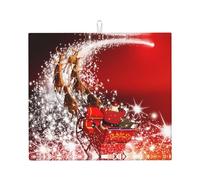 Tapis de vidange de cuisine imprimé magique de Noël tapis absorbant adapté à divers plans de travail