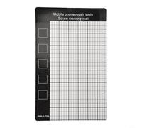 Tapis de vis magnétique 145 x 90 mm pour outils de réparation - Organiseur de petites pièces avec aimant faible, maintient les petites vis en toute sécurité pour bricolage électro