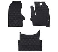Tapis de voiture 3 pc adapté pour Iveco DAILY 2014- Caoutchouc vidaXL