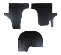 Tapis de voiture 3 pièces Adapté pour VW T5 2010-2015 vidaXL