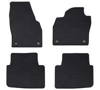 Tapis de voiture 4 pc adapté pour KAMIQ 2019- Caoutchouc vidaXL