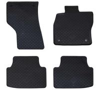 Tapis de voiture 4 pc compatible avec le siège LEON 2020- vidaXL