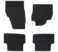 Tapis de voiture 4 pc compatible avec VW POLO 2021- Caoutchouc vidaXL