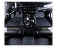 Tapis de Voiture Car Floor Mats for BMW for X3 F25 2011 2012 2013 2014 2015 2016 Custom Auto Foot Pads Automobile Carpet Cover Rubber Heel Pad(Noir Bleu)