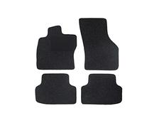 Tapis de Voiture Compatible avec Citroen AX Type ZA (Construction 1986-1998), Robust Anthracite | 4 pcs. | Contour Bleu Clair